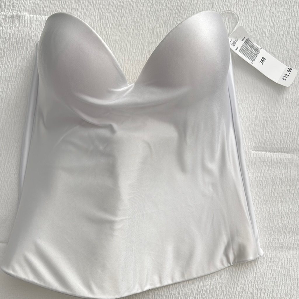 Elegant White Bustier Top